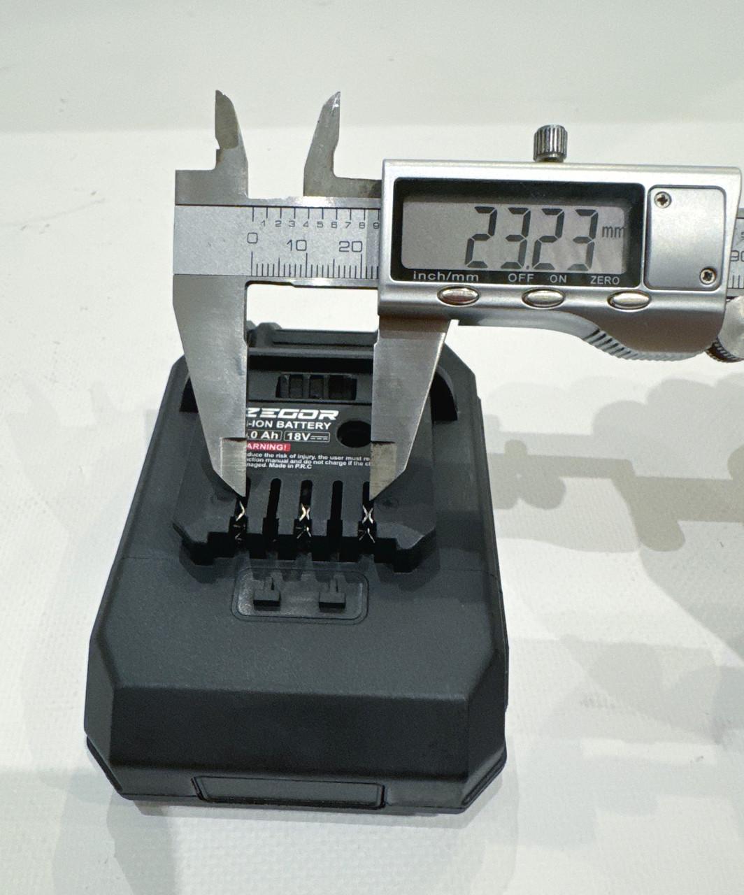 Акумулятор для шурупокрута Zegor BL-2120 18V 2Ah Li-ion (2374130751) - фото 6 Акумулятор для шурупокрута Zegor BL-2120 18V 2Ah Li-ion (2374130751) - фото 6