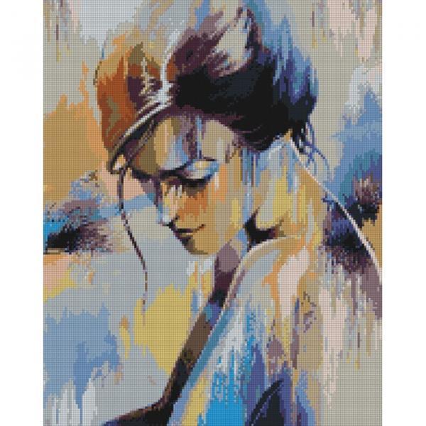 Алмазная мозаика Идейка Люди Абсолютная нежность 40х50 см холст на подрамнике (АМ6082-mt)