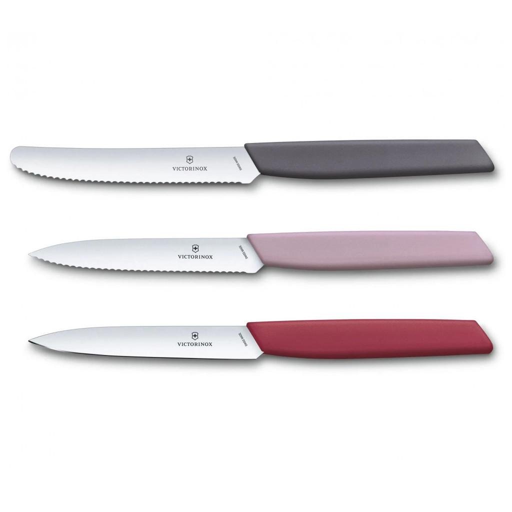 Набір ножів Victorinox Swiss Modern Paring Set Flower 3 шт. (6.9096.3L2) - фото 2