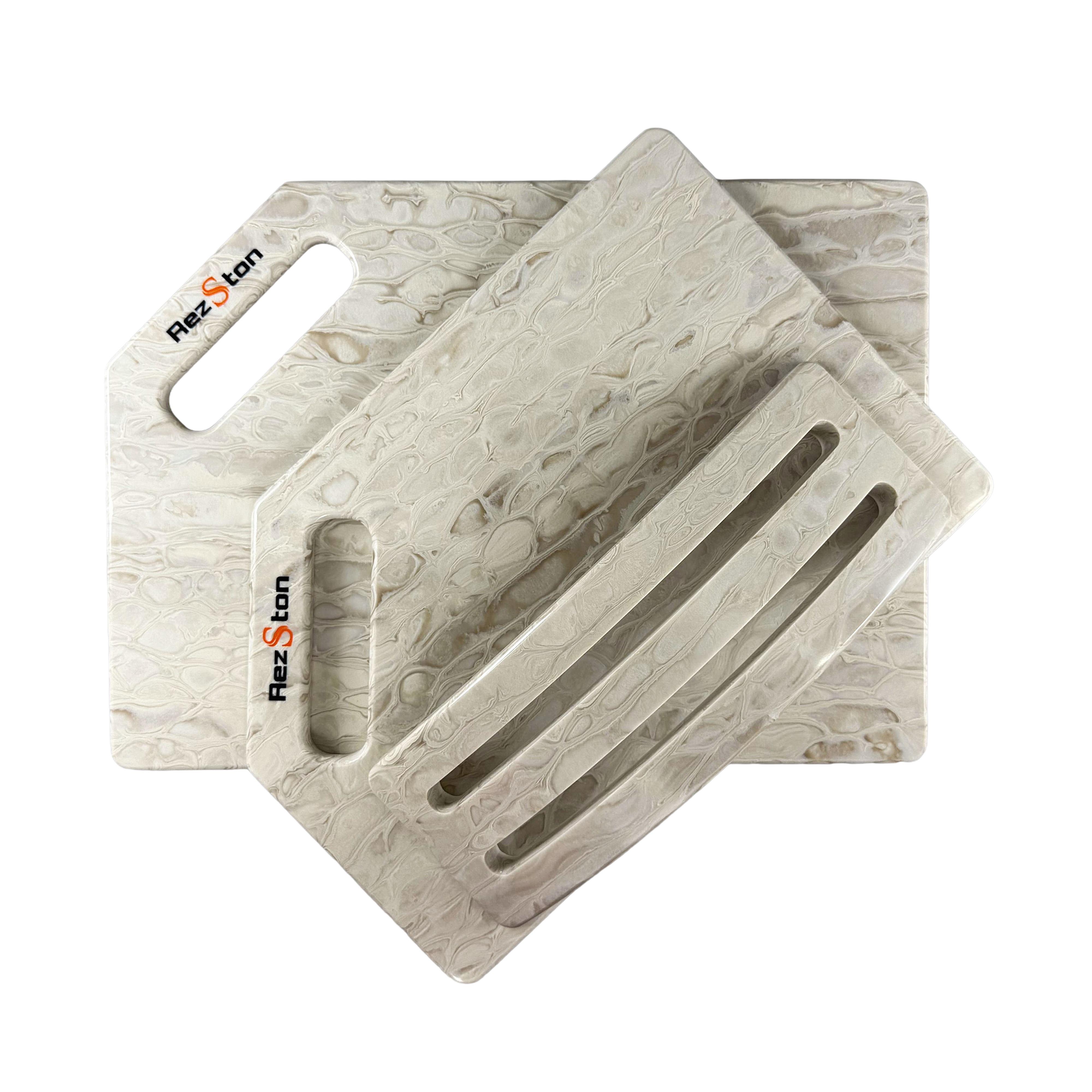 Набір кухонних дошок RezSton RST-2/10 зі штучного каменю (RST-2/10) - фото 2 Набір кухонних дошок RezSton RST-2/10 зі штучного каменю (RST-2/10) - фото 2