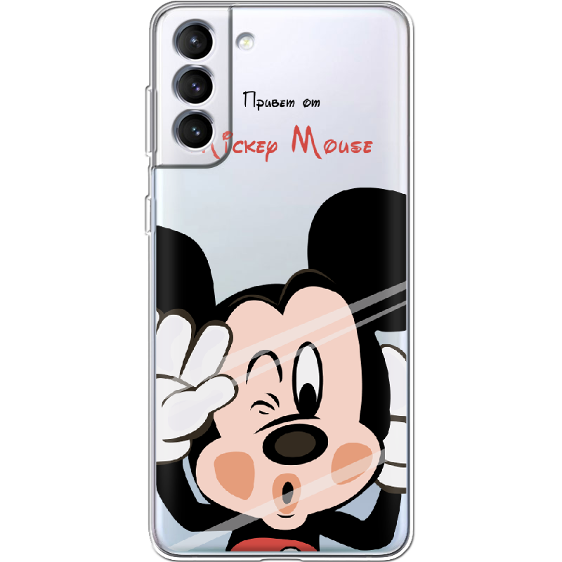 Чехол BoxFace Samsung Galaxy S21 FE (G990) Mister M Прозрачный силикон (43973-cc58-43973)