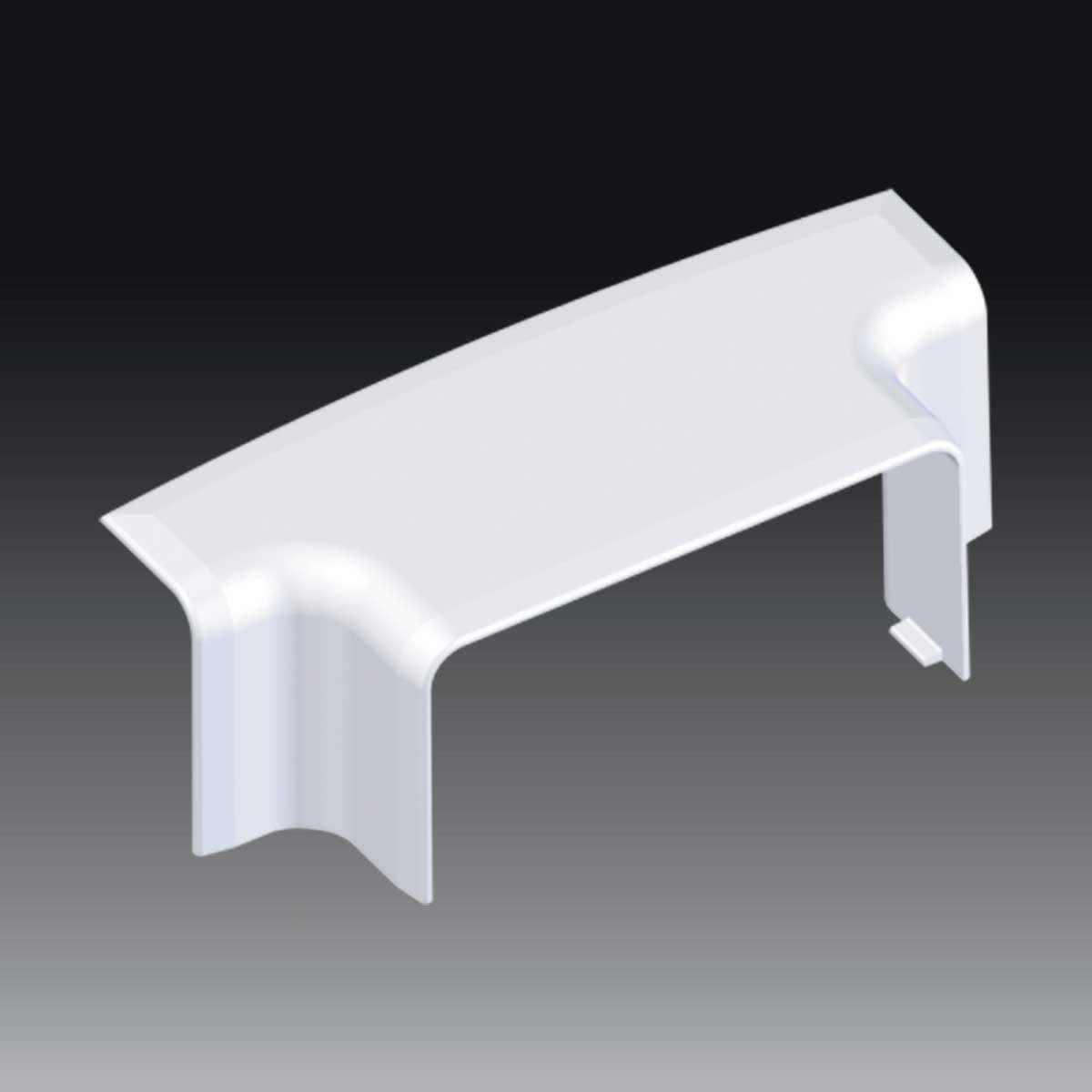 Т-переход KOPOS для короба EKD 80x40 мм ПВХ Белый (8504/EKD_HB)