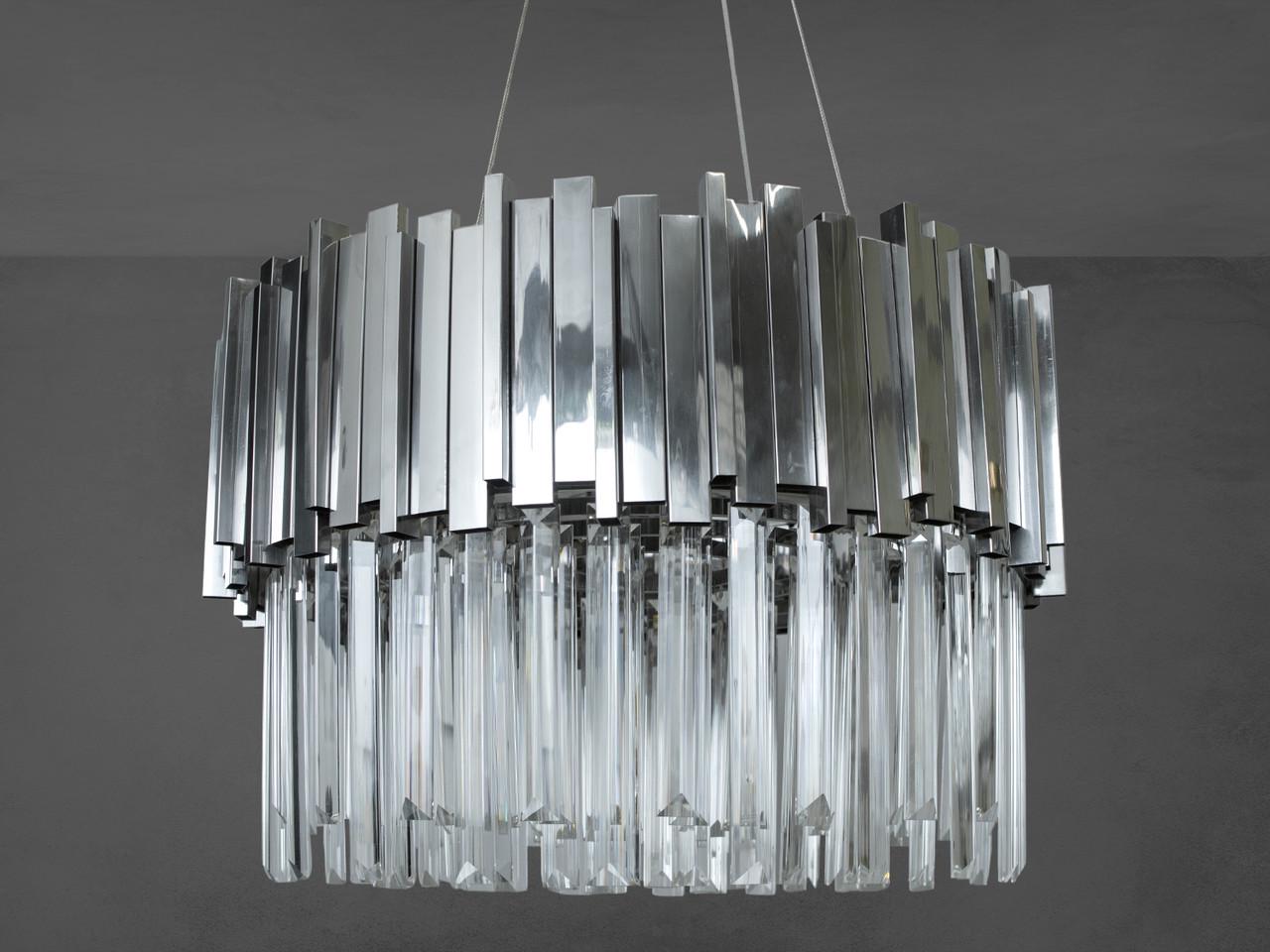 Люстра хрустальная 901-400HR-LS на 4 лампы Хром (2421588051)