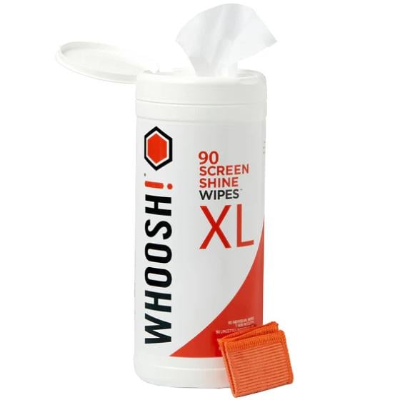 Салфетки для очистки экранов мониторов WHOOSH 90 WIPES 90 шт. с микрофиброй 14x14 см BOX (1FG90WP)