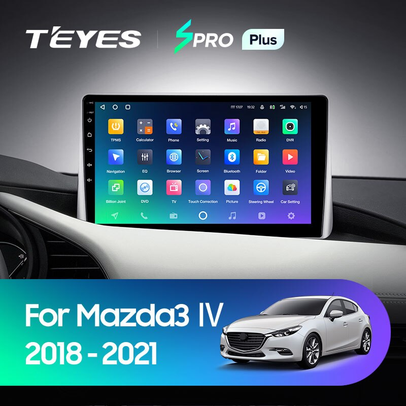 Автомагнитола штатная Teyes SPRO Plus для Mazda 3 IV Axela BP 2018-2021 Android SPRO PLUS 4/64G Wi-Fi/4G - фото 3