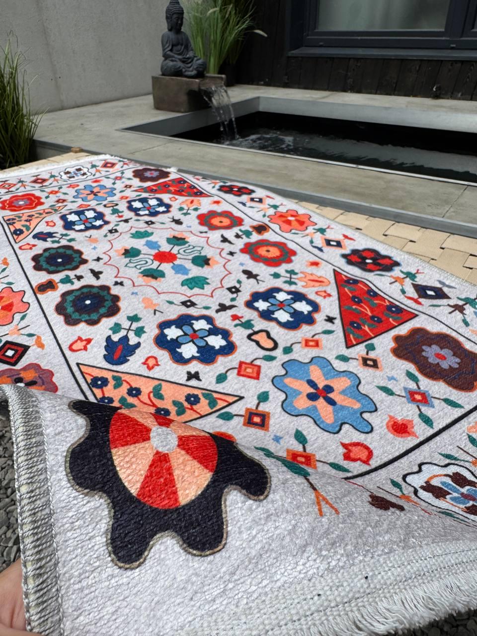 Килим безворсовий з шенілу та бавовни антиковзаючий 160х230 см (367) - фото 2 Килим безворсовий з шенілу та бавовни антиковзаючий 160х230 см (367) - фото 2