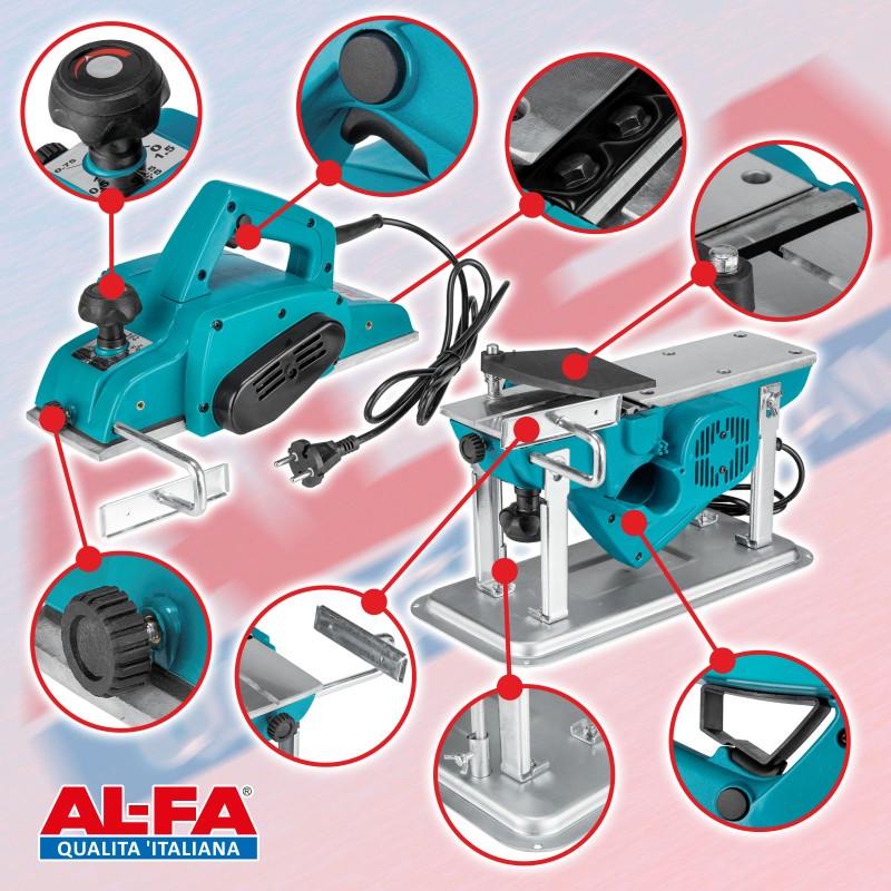 Рубанок з функцією перевороту ALFA ALEP24-11 - фото 3 Рубанок з функцією перевороту ALFA ALEP24-11 - фото 3