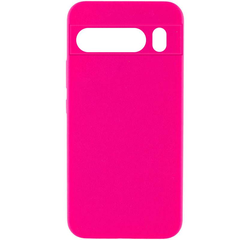 Противоударный чехол Silicone Cover Lakshmi Full Camera (AAA) для Google Pixel 8 Pro Розовый / Barbie pink