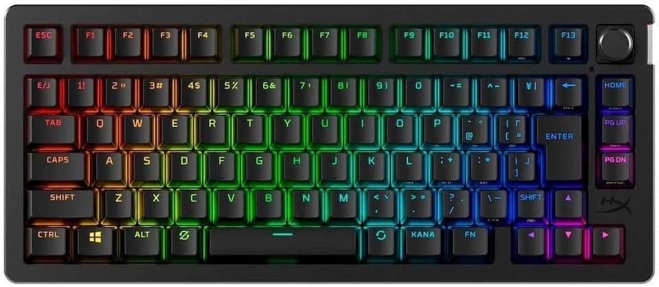 Клавіатура HyperX Alloy Rise 75 Чорний (91Y91AA) Клавіатура HyperX Alloy Rise 75 Чорний (91Y91AA)