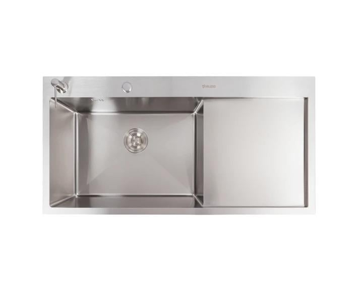 Мийка кухонна Valeso Handmade L з великою чашею 3,0/0,8 мм 100x50 см (26643287)