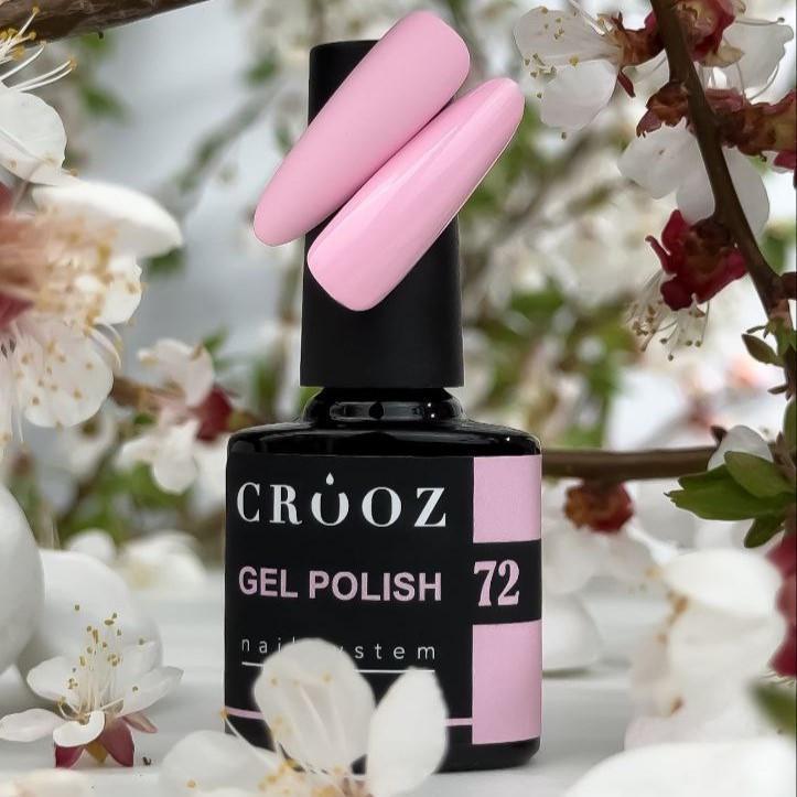 Гель-лак Crooz Gel Polish №72 8 мл Розовый