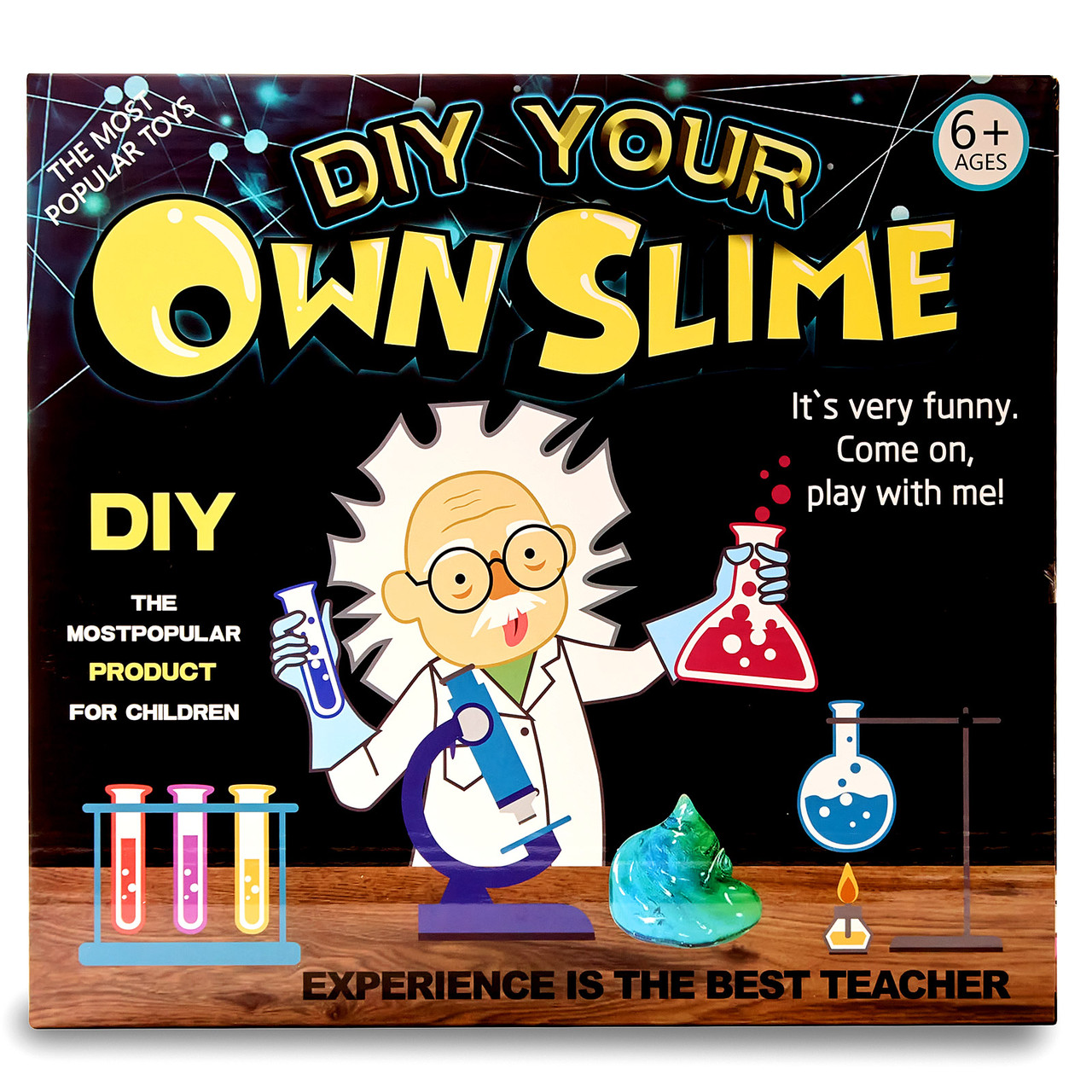 Набор для изготовления слайм Diy Your Own Slime Юный химик