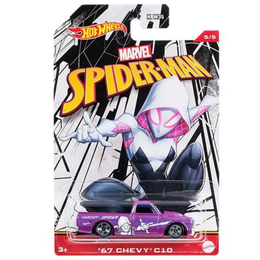 Тематическая машинка Hot Wheels Машинка Спайдермена (HFW35-2)