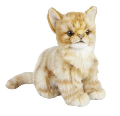 М'яка іграшка Hansa Кошеня жакардове що сидить 19х26 см