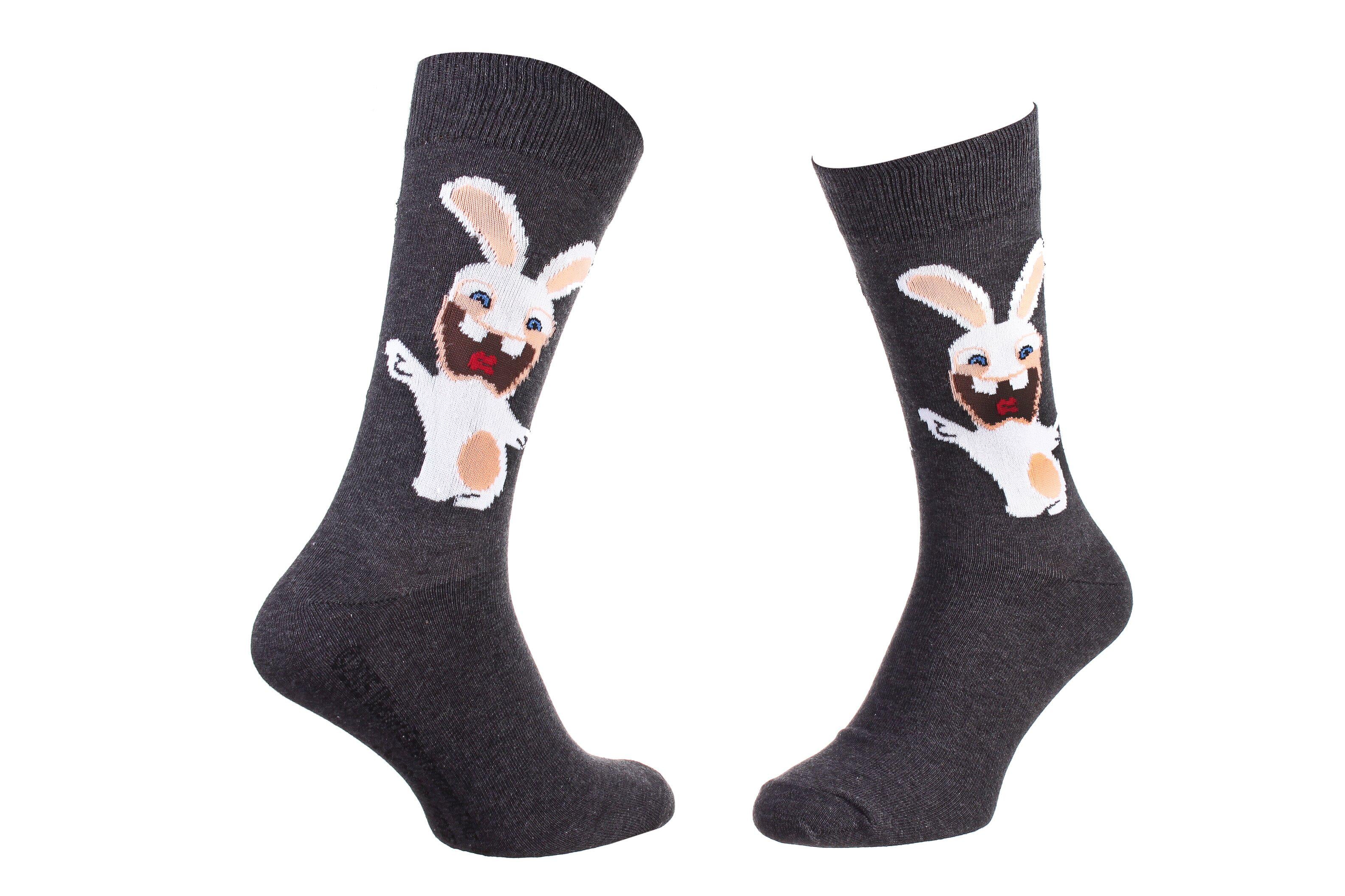 Носки Rabbids Invasion Rabbits Open Arm р. 39-42 Серый (93153261-2)