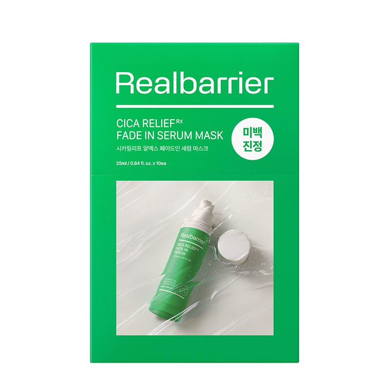 Маска тканевая успокаивающая Real Barrier Cicarelief Rx Fade In Serum Mask 25 мл (27883038)