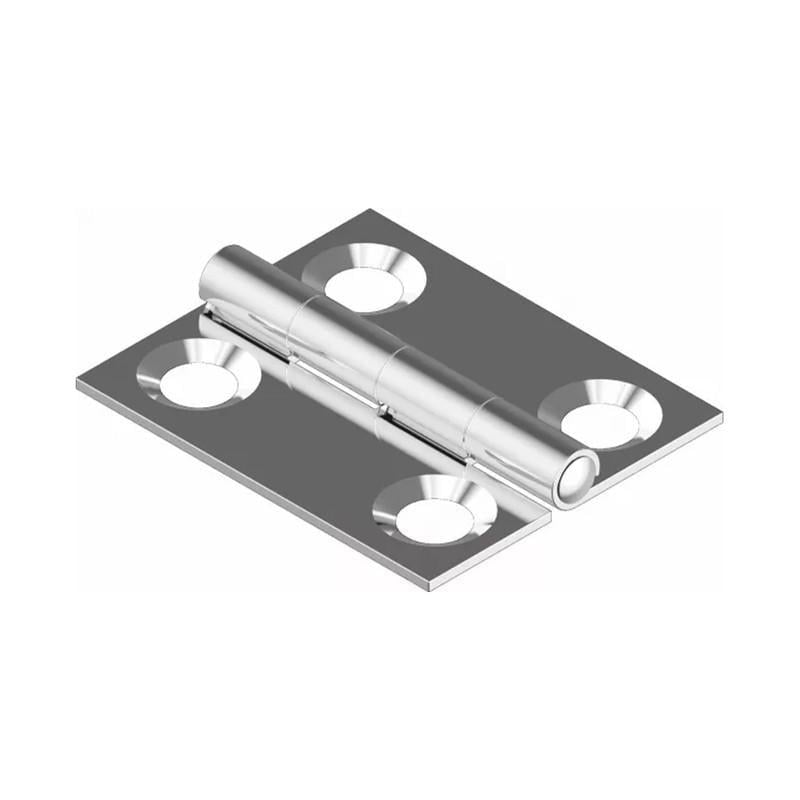 Петля Metalvis нержавіюча сталь 40х50x0,8 мм 10 шт. (NM400NM48150405000)