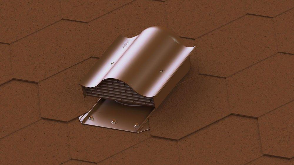 Аератор точковий Vilpe для бітумної черепиці Коричневий (28537595) - фото 2 Аератор точковий Vilpe для бітумної черепиці Коричневий (28537595) - фото 2