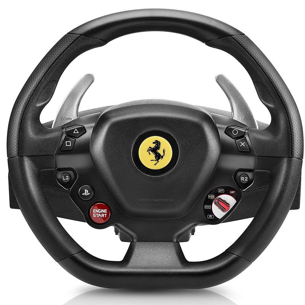 Руль Thrustmaster T80 Ferrari 488 GTB Edition PC/PS4 проволочный Black (4160672) - фото 2