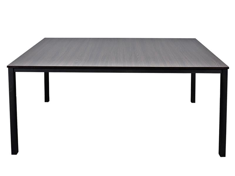 Стол металлический Kompred OL704 Билдинг на 6 персон 1600х900х750 мм Черный