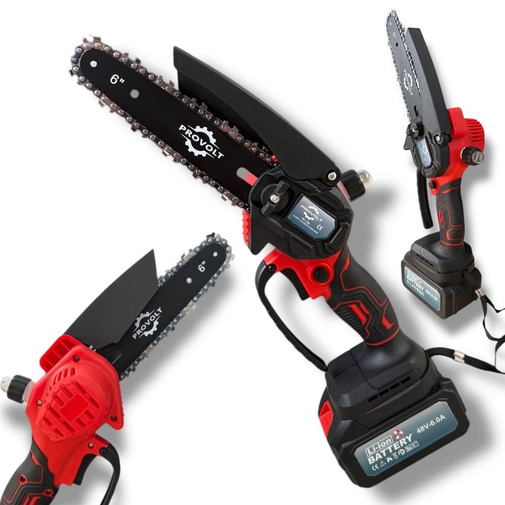 Пила ланцюгова міні акумуляторна ProVolt PV-100 в кейсі (27352720) - фото 2