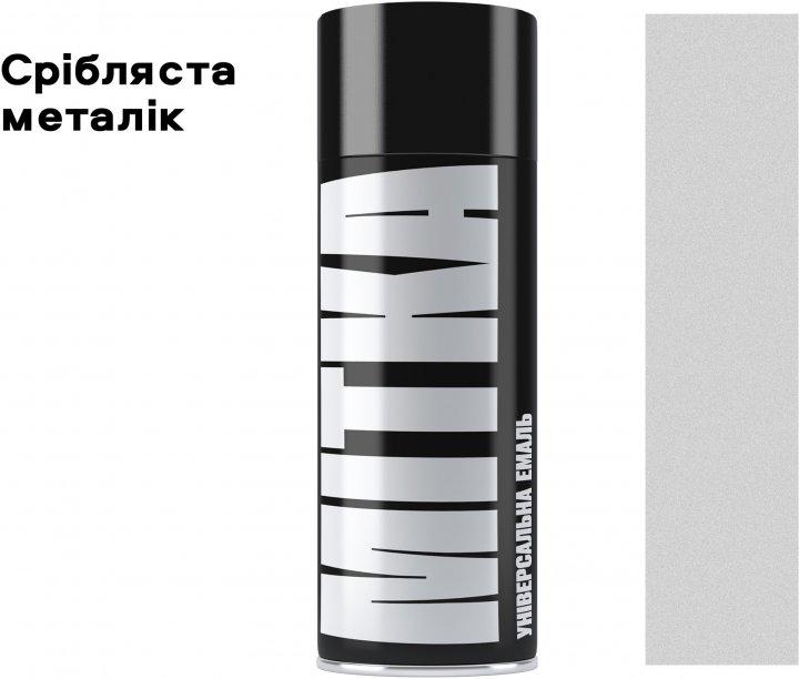 Емаль MITKA Універсальна 400 мл Сріблястий металік (MII022) - фото 2