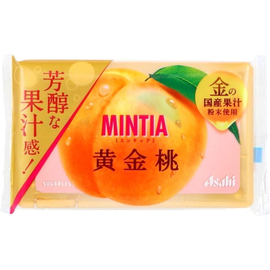 Драже для свіжого подиху із смаком персика Asahi Mintia Golden Peach 50 табл.