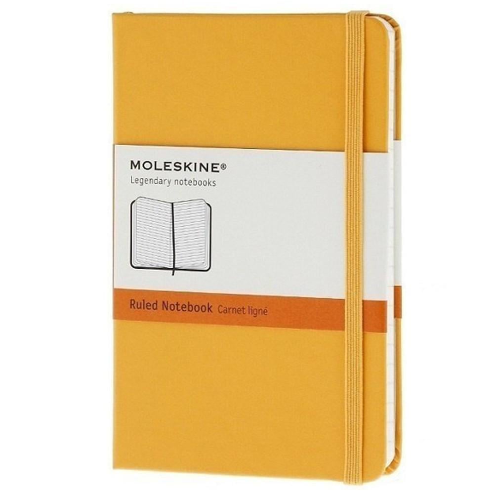 Записная книжка Moleskine Silk карманная в линейку Оранжевый (MM710M2SILK)