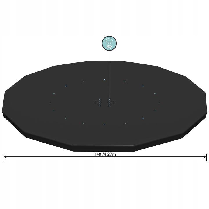 Накриття для басейну Bestway 58248 427 см (27084473) - фото 3 Накриття для басейну Bestway 58248 427 см (27084473) - фото 3