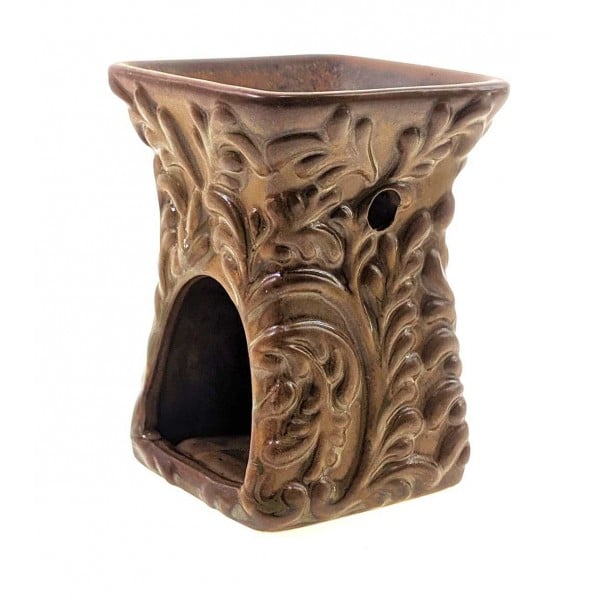 Аромалампа керамічна Island 10х8х8 см Коричневий (30761a)