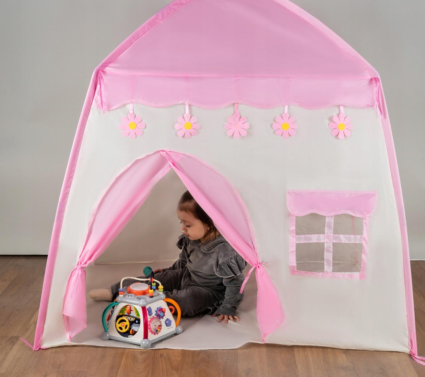 Палатка детская Kruzzel Замок с фонариками Розовый (17489) - фото 3 Палатка детская Kruzzel Замок с фонариками Розовый (17489) - фото 3