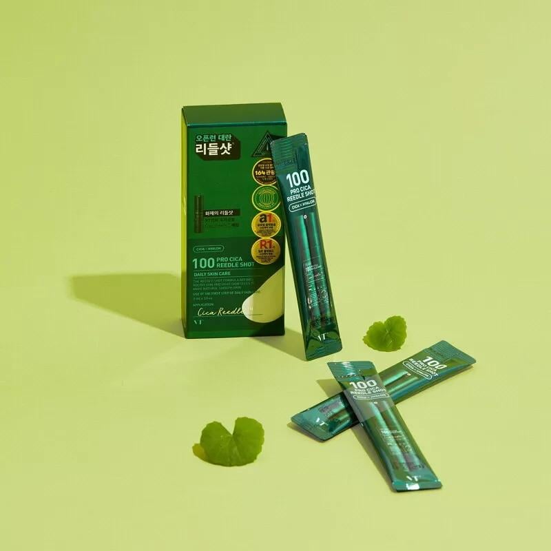 Эссенция с микроиглами в форме стика VT Cosmetics Pro Cica Reedle Shot 100 Stick для чувствительной кожи со спикулами и центелой 2 мл - фото 2 Эссенция с микроиглами в форме стика VT Cosmetics Pro Cica Reedle Shot 100 Stick для чувствительной кожи со спикулами и центелой 2 мл - фото 2