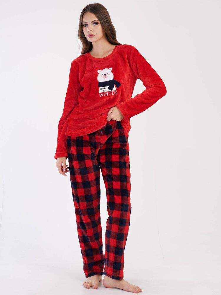 Пижама Vienetta 304082x20 женские XL Красный (190574-1) - фото 3 Пижама Vienetta 304082x20 женские XL Красный (190574-1) - фото 3