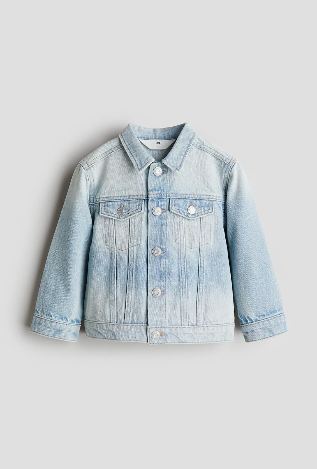 Куртка джинсова дитяча для дівчинки H&M 110 см Блакитний (25101505D)