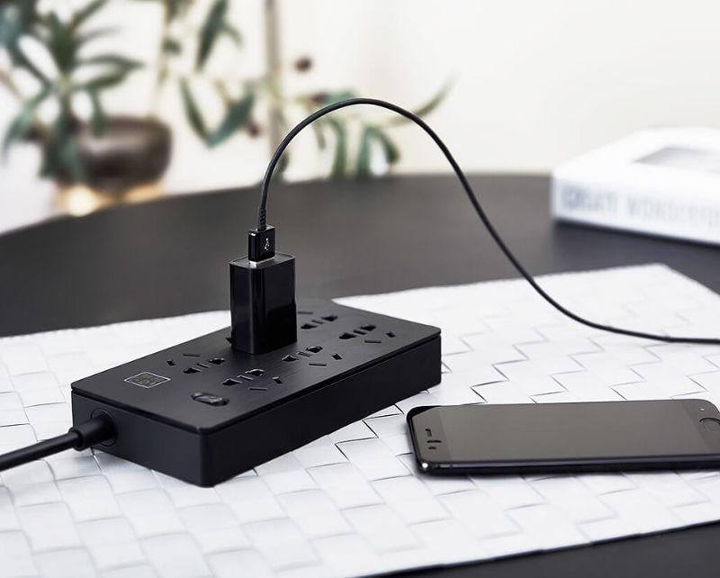 Сетевой фильтр AIGO Power Strip 6 розеток 1,8 м (TC0601) - фото 4