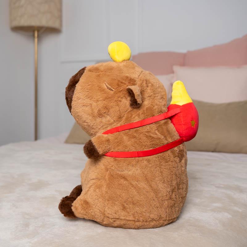 Плед/подушка детский Капибары 120x60 см Волоский светлый (88440)