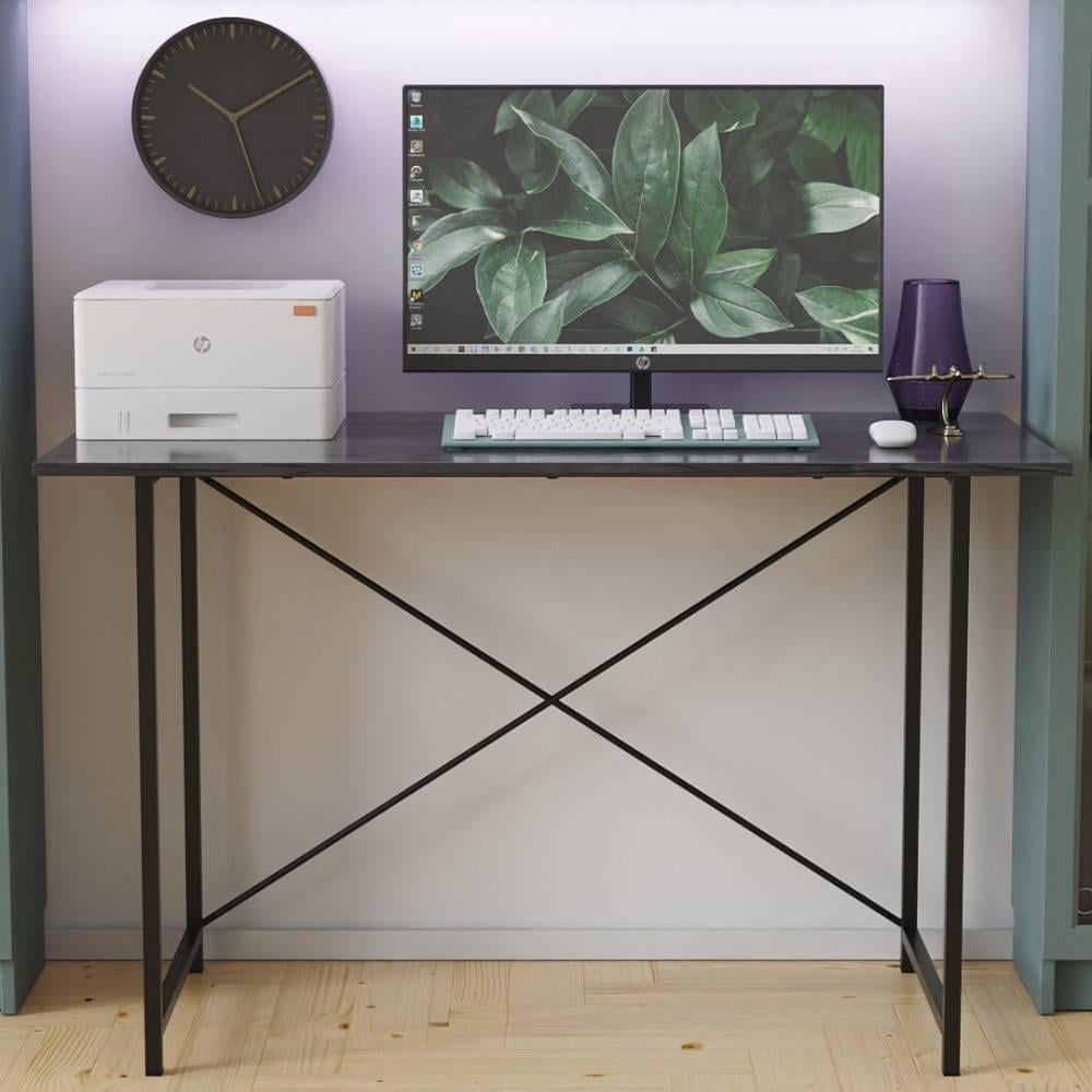 Письменный стол Ferrum-decor Line Лайт металл/ДСП 16 мм 750x1200x500 мм Черный/Сосна Кембра (FRD-104852) Письменный стол Ferrum-decor Line Лайт металл/ДСП 16 мм 750x1200x500 мм Черный/Сосна Кембра (FRD-104852)