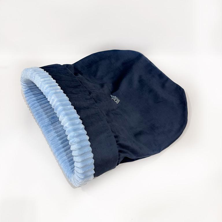 Лежанка-муфта для собак Amore mio Cane Snuggle до 8 кг L 55х65 см Blue (S-0005) - фото 5 Лежанка-муфта для собак Amore mio Cane Snuggle до 8 кг L 55х65 см Blue (S-0005) - фото 5