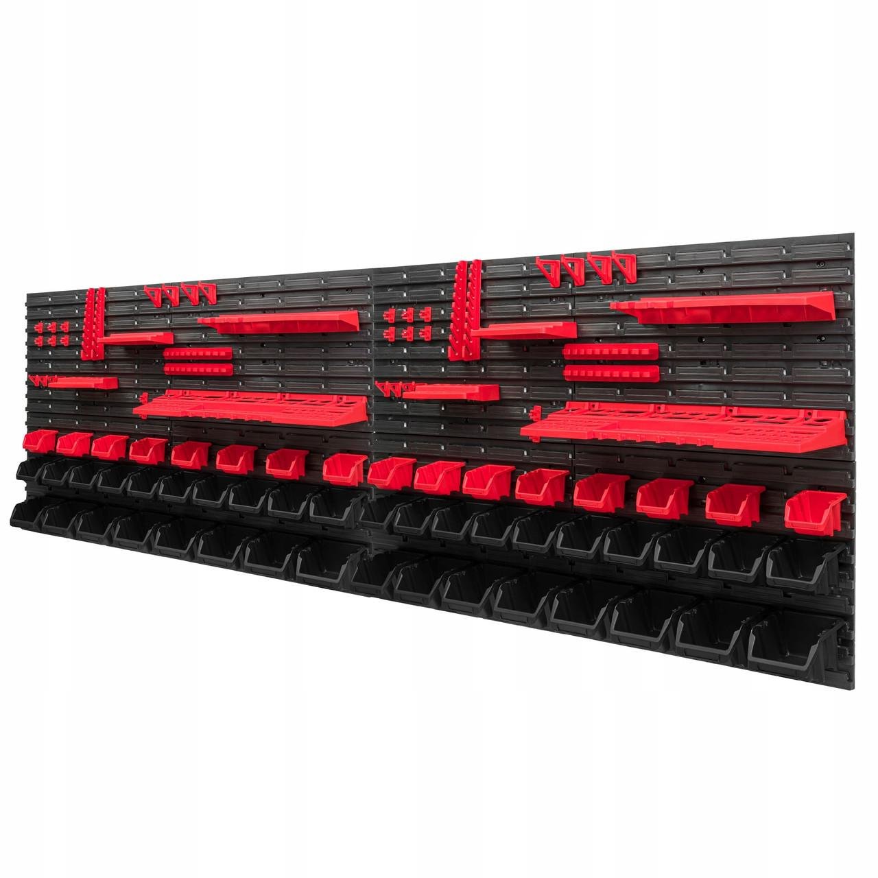 Панель навесная с полками и держателями Kistenberg 230х78 см на 52 контейнера (MIX629)