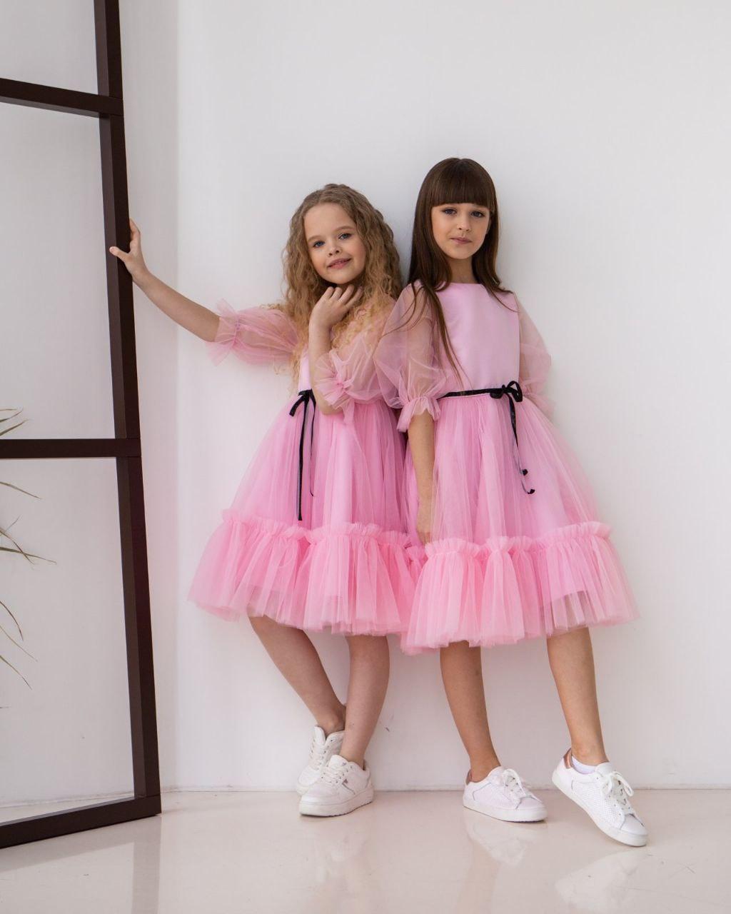 Платье праздничное для девочки 116 см Розовый (2576156034) - фото 11 Платье праздничное для девочки 116 см Розовый (2576156034) - фото 11