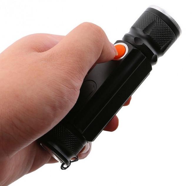 Універсальний ліхтар SUNROZ LED USB Чорний (SUN4249) - фото 5 Універсальний ліхтар SUNROZ LED USB Чорний (SUN4249) - фото 5