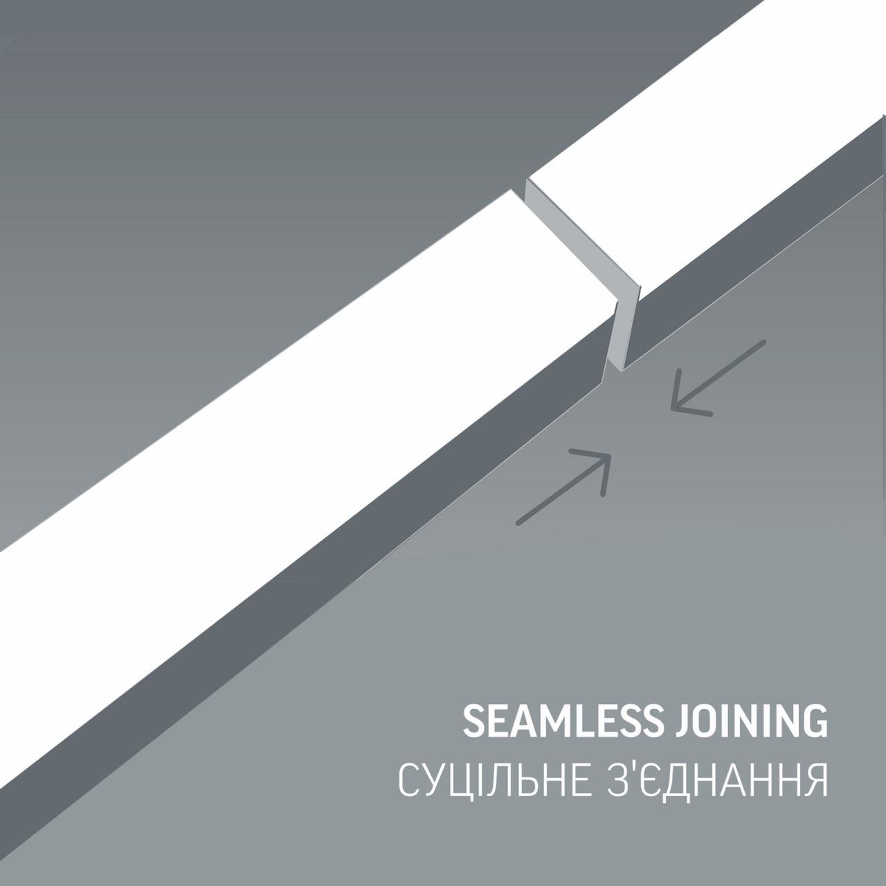 LED світильник лінійний VIDEX BN03 50W 1.2М 5000K 220V Black - фото 6