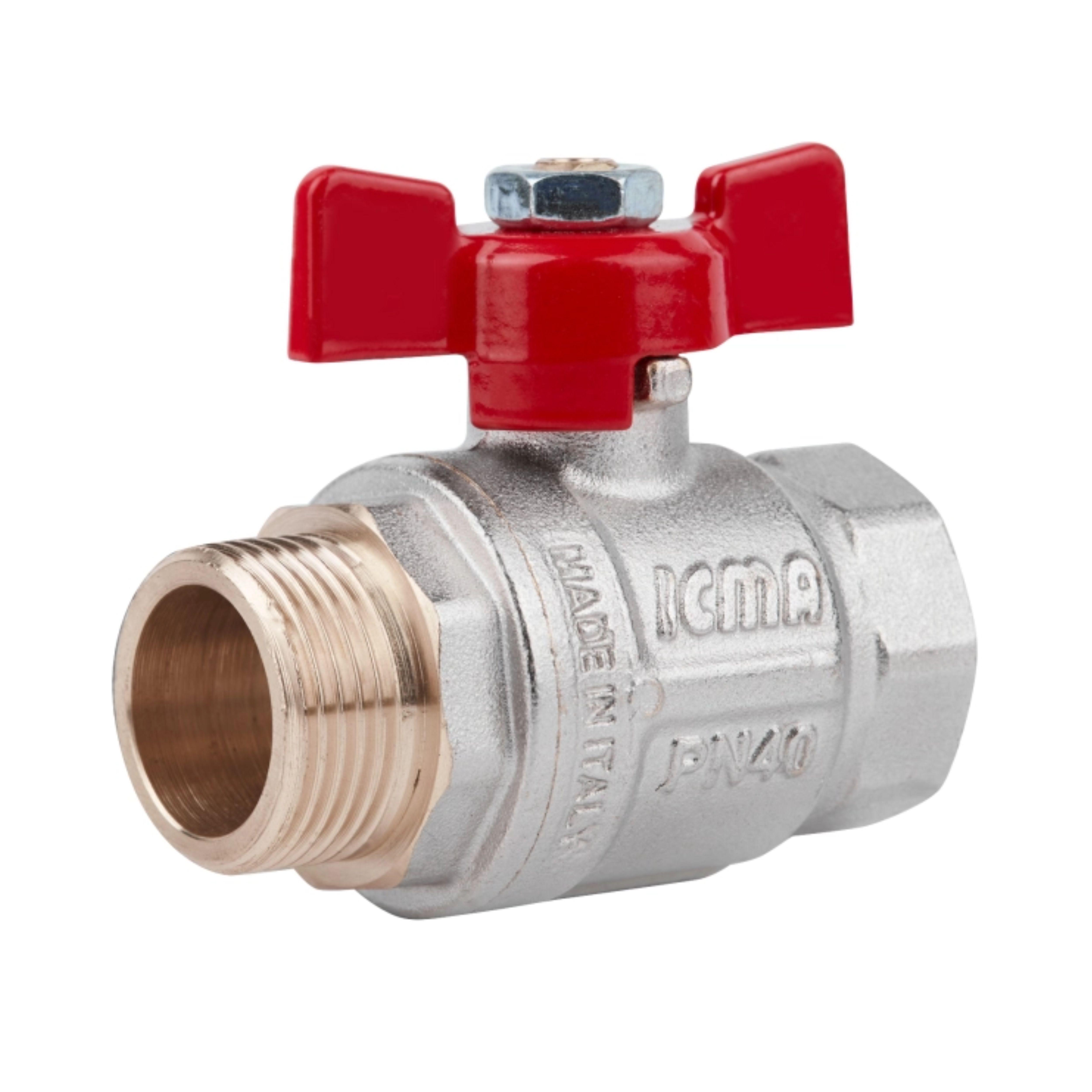 Кран шаровой ICMA 3/4" прямой №351