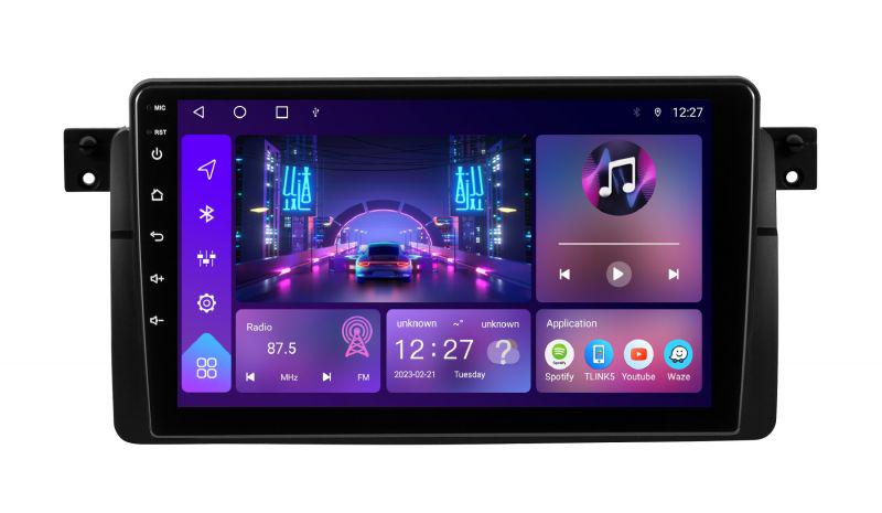 Магнитола штатная Soundbox SS-8633 з CarPlay та 4G модем для BMW E46 3 Series 1999-2005 (11923583)