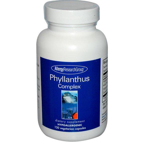 Комплекс для профилактики работы печени Allergy Research Group Phyllanthus Complex 120 Veg Caps (ALG-70750) Комплекс для профилактики работы печени Allergy Research Group Phyllanthus Complex 120 Veg Caps (ALG-70750)