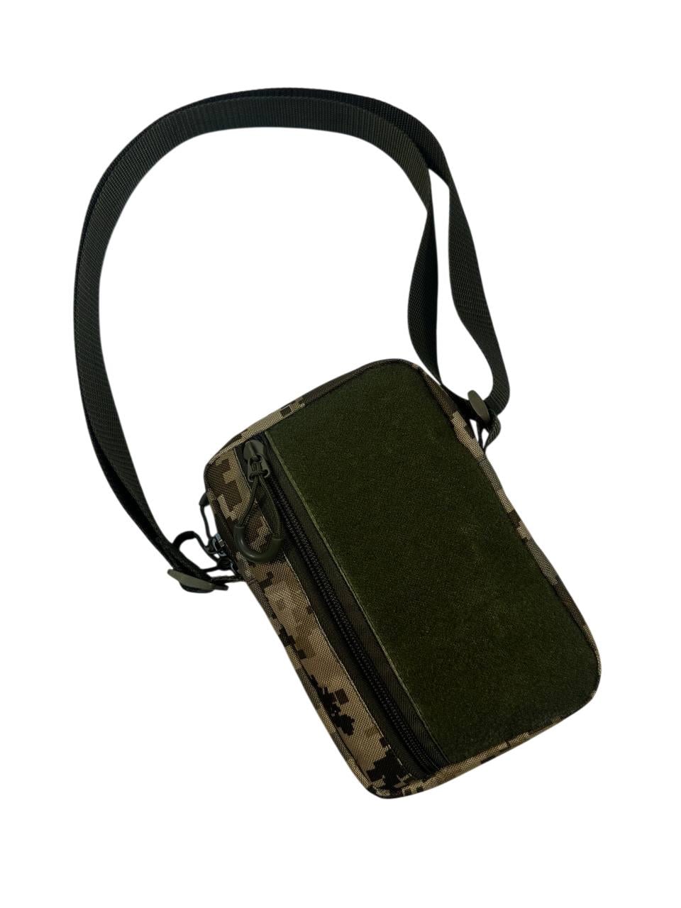 Сумка через плече МК з липучкою вертикальна 23х15х6 см Піксель (3595104) Сумка через плече МК з липучкою вертикальна 23х15х6 см Піксель (3595104)