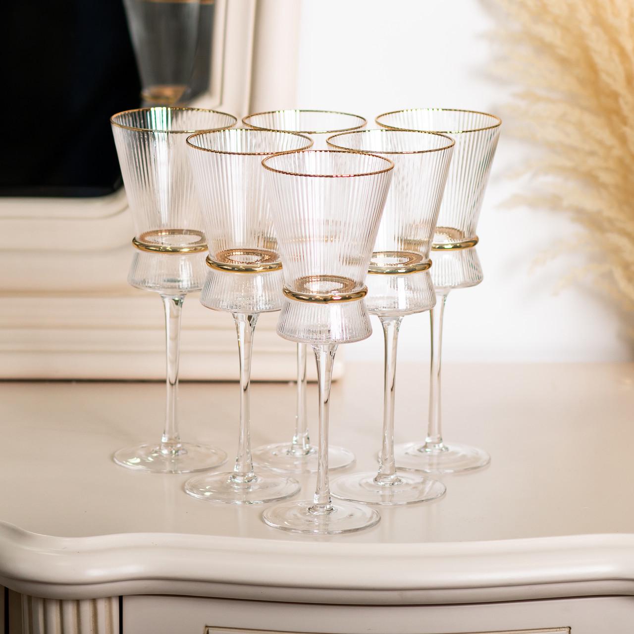 Набор бокалов для вина с высокими тонкими ножками HP-16-7 300 мл 6 шт. (A-032887) - фото 4 Набор бокалов для вина с высокими тонкими ножками HP-16-7 300 мл 6 шт. (A-032887) - фото 4