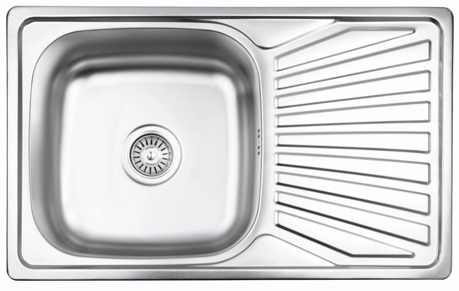 Мойка для кухни Brinex 7848 BRIN7848SAT08 врезная 0,8 мм (63437)
