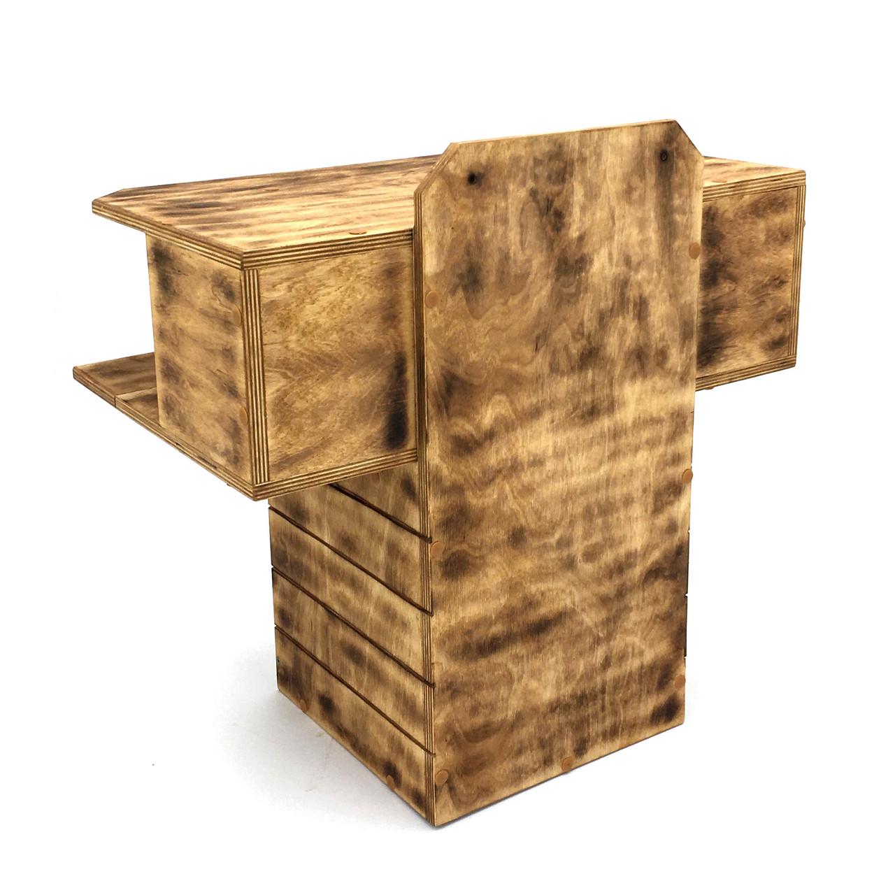 Домик для белок из дерева Монго Бенгала (ДДБ-001827) - фото 4 Домик для белок из дерева Монго Бенгала (ДДБ-001827) - фото 4