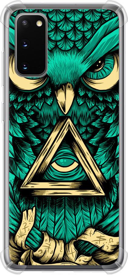 Чехол на Samsung Galaxy S20 Сова Арт-тату (3971sp-1824-42517)
